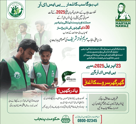 Digital PSER Household (Ghar Ghar) Survey