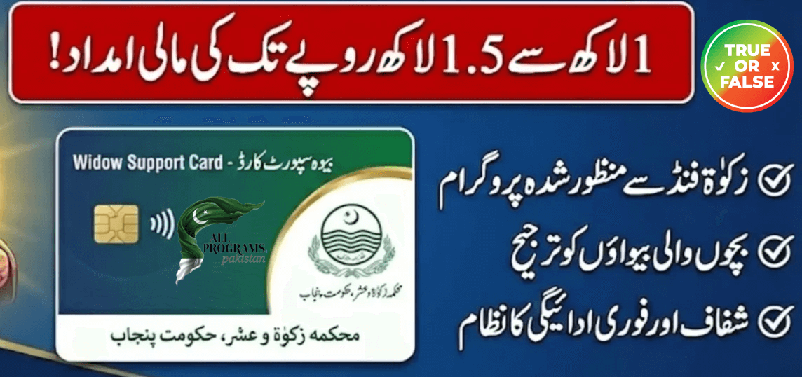 CM Punjab Bewa Sahara Card 2026 Program