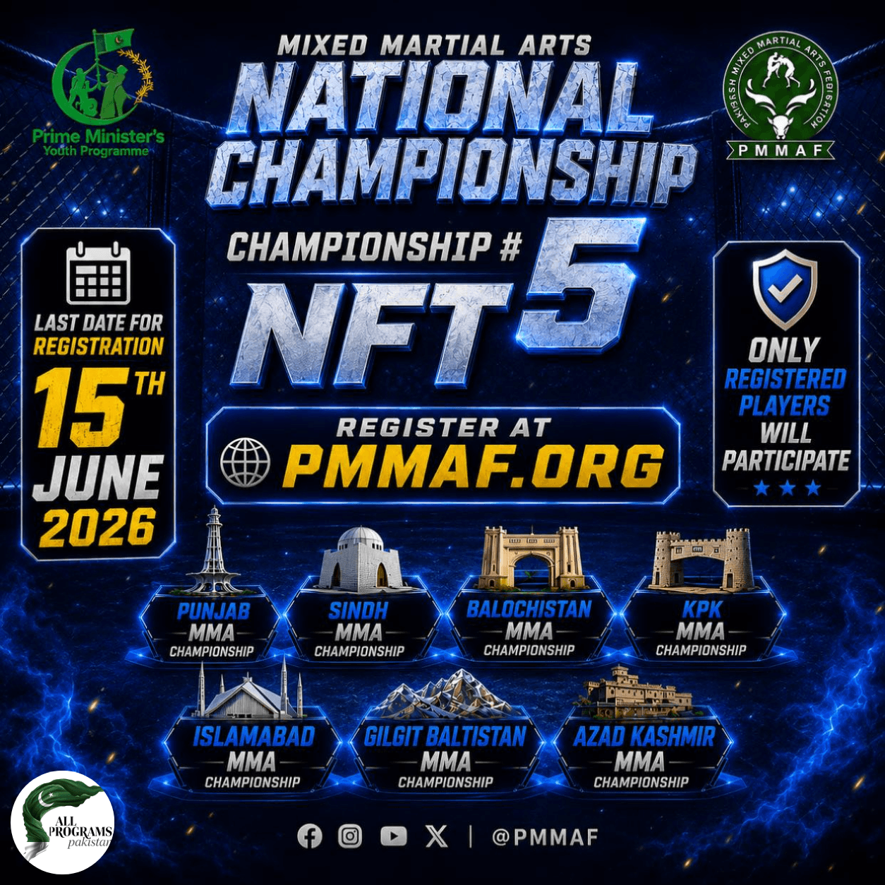NFT 5 MMA National Championship 2026 Registration Open | Apply Now
