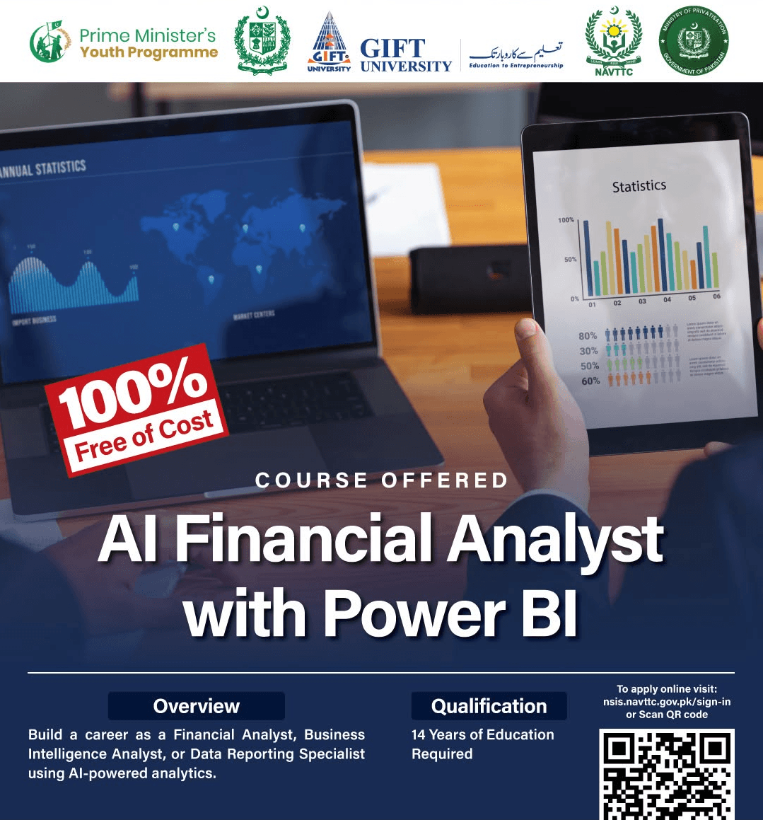 AI Financial Analysis with Power BI Skill in NAVTTC Skills of Tomorrow Batch 1