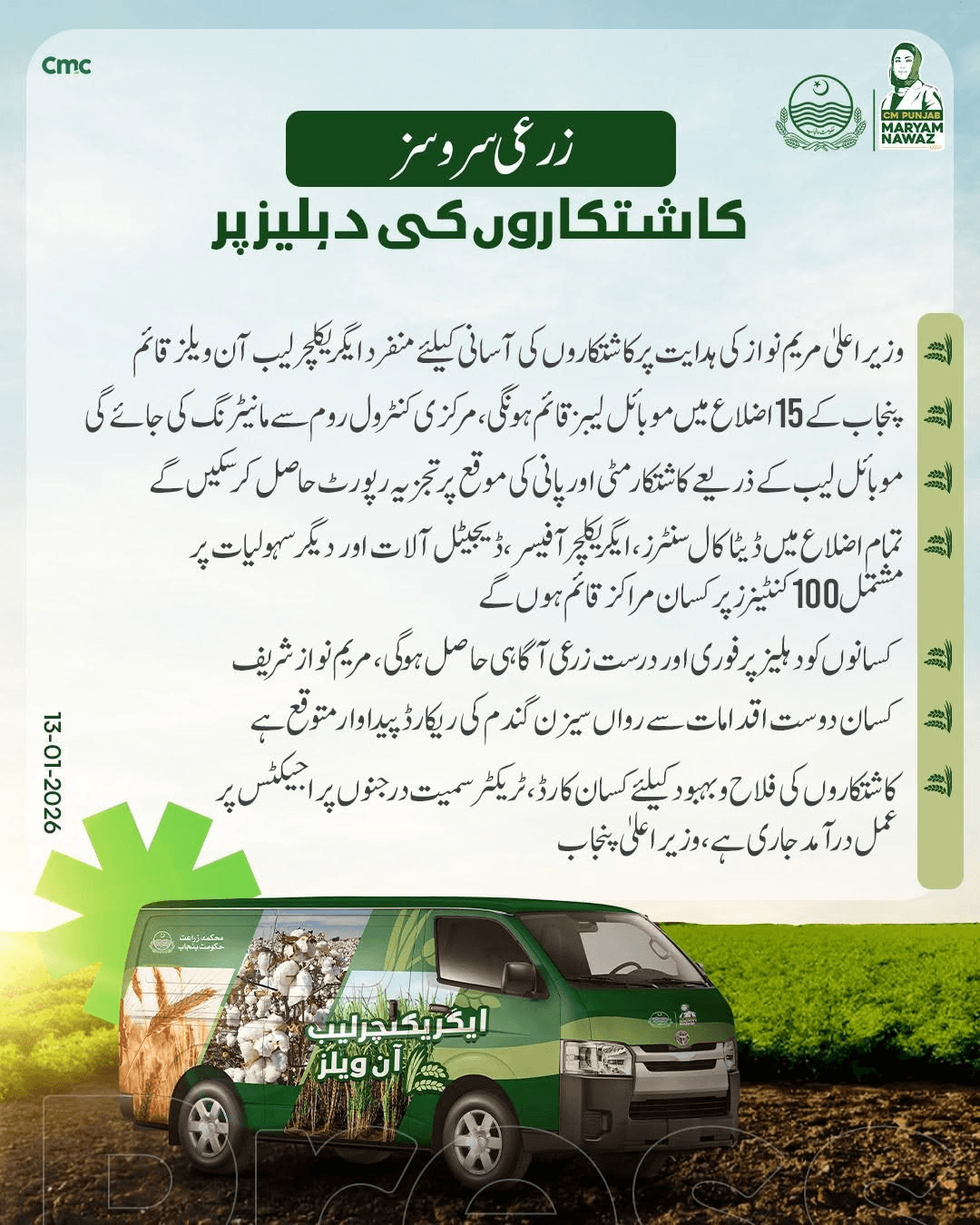 Agriculture Lab on Wheels Punjab 2026 at your doorstep