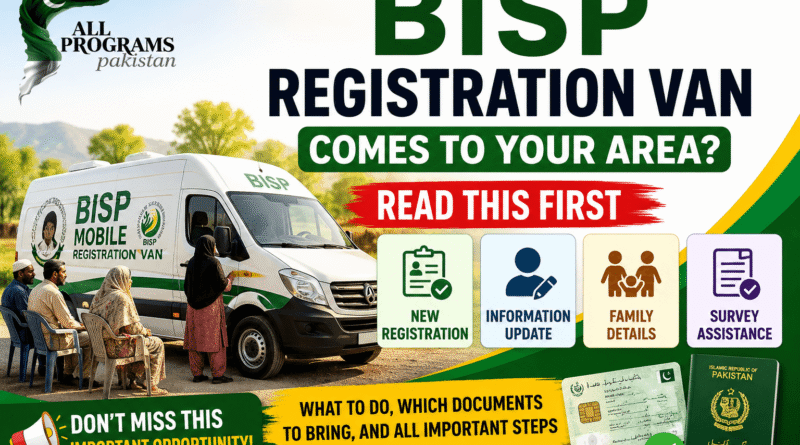 BISP Mobile Registration Vans 2026: What to Do When They Arrive