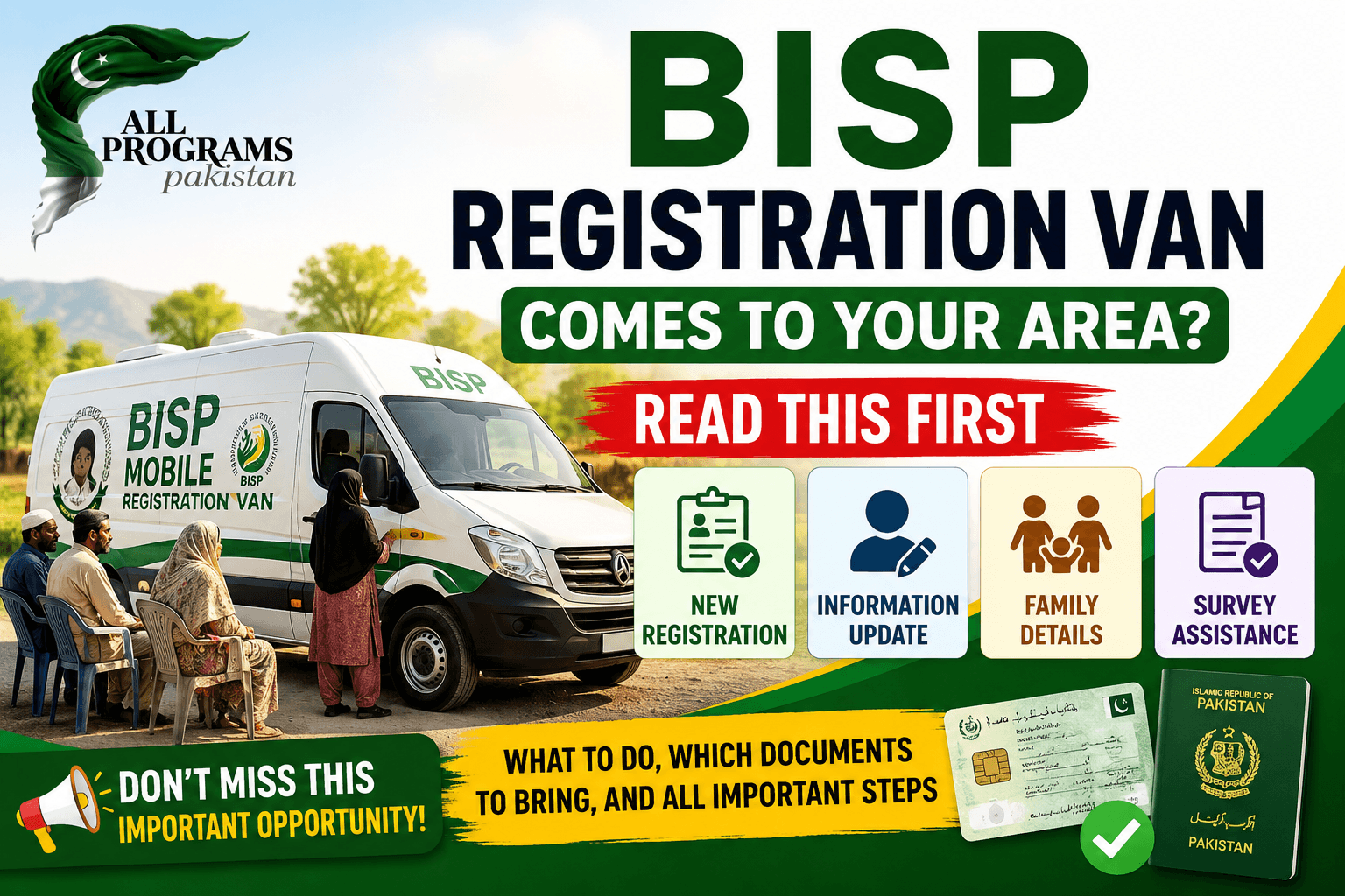 BISP Mobile Registration Vans 2026: What to Do When They Arrive