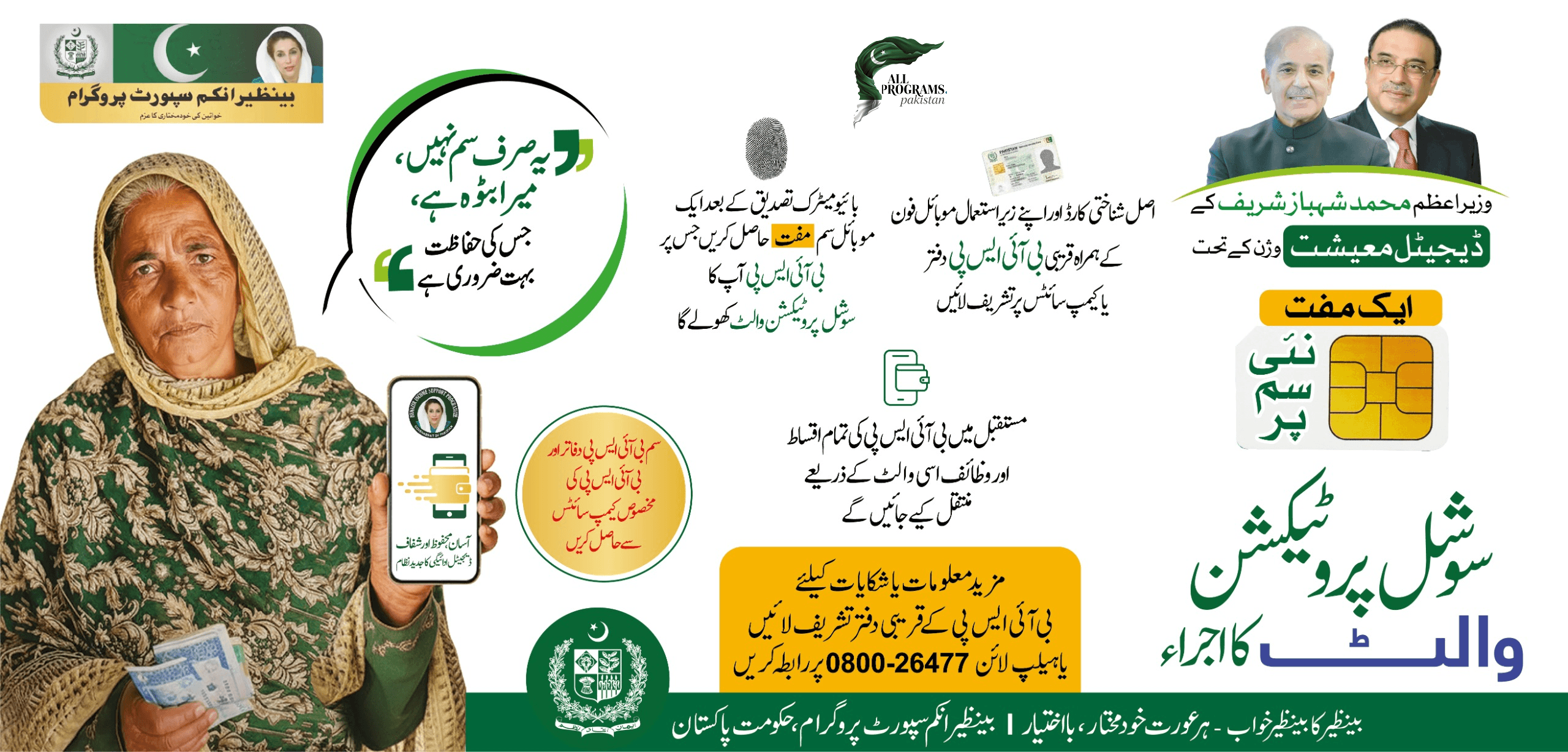 BISP SIM for Social Protection Wallet