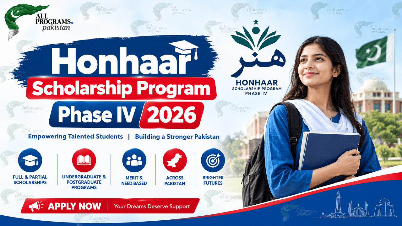 Honhaar Scholarship Phase IV 2026: Eligibility & Apply Online